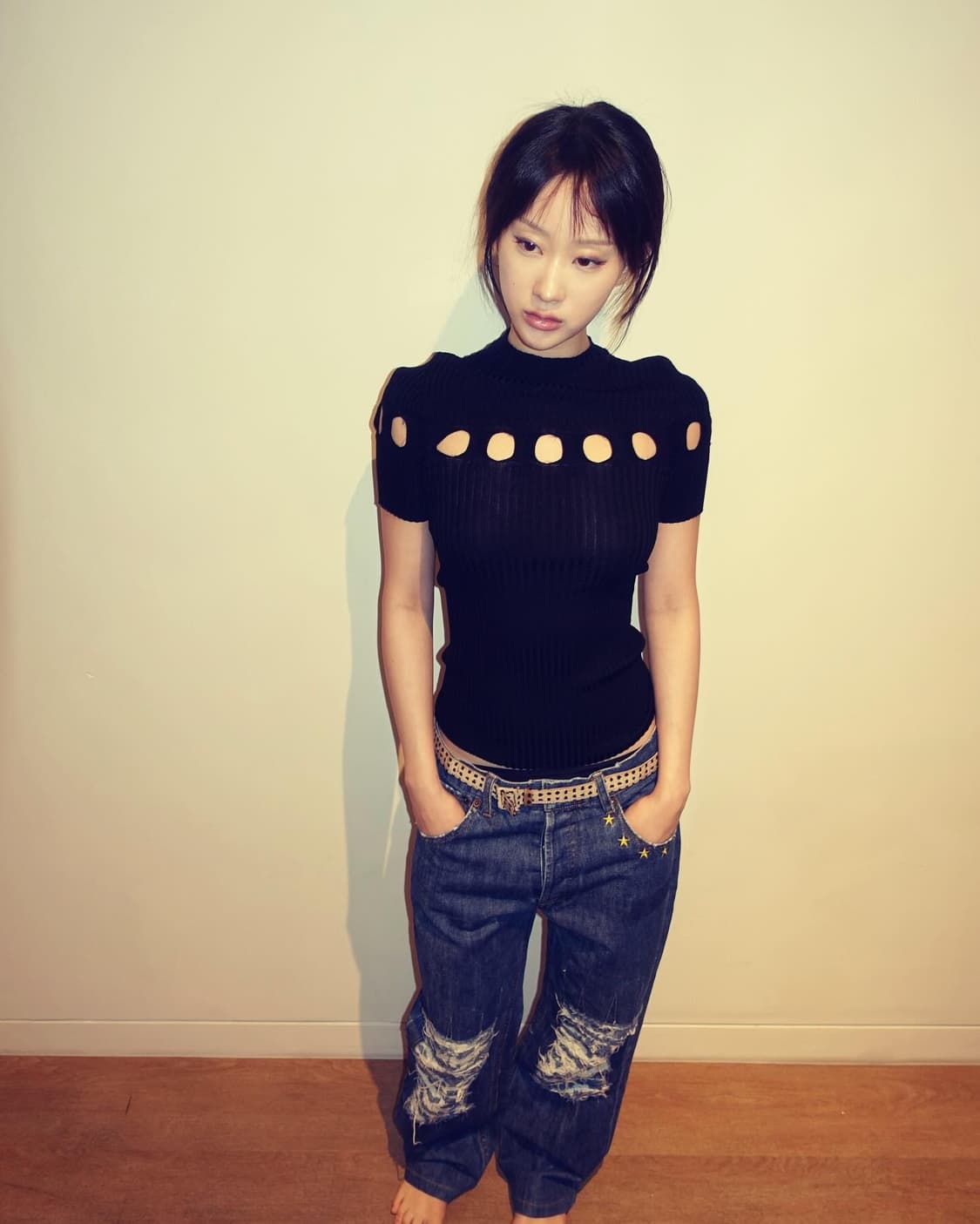 디스트로이드 데님 팬츠 상품이미지1