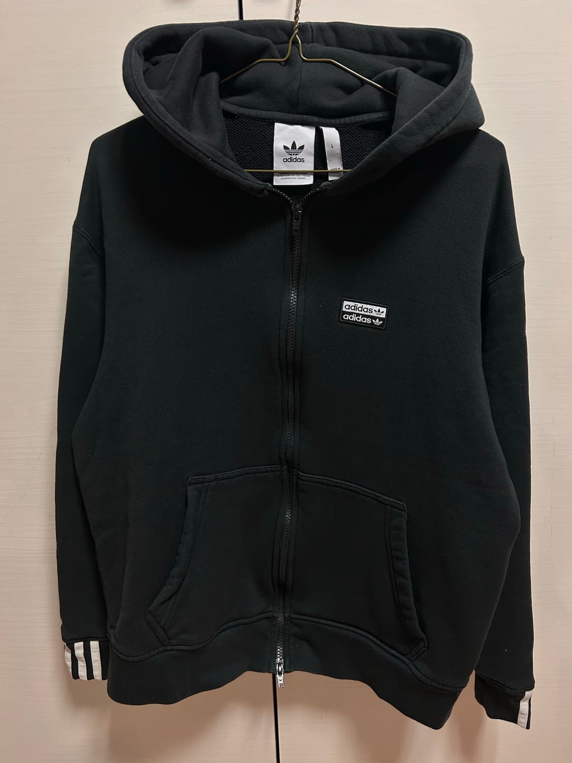 아디다스 VOCAL FZ 후드집업 L 블랙 상품이미지1