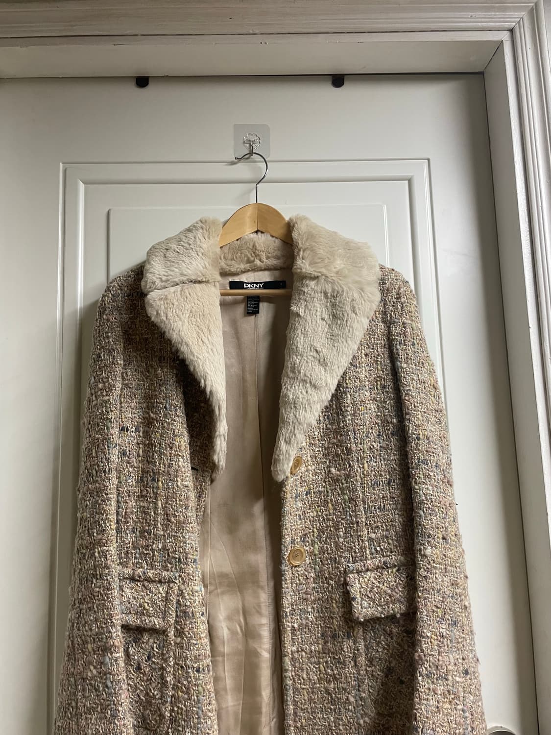 DKNY 정품 울/앙고라/알파카 혼방 롱코트 상품이미지2