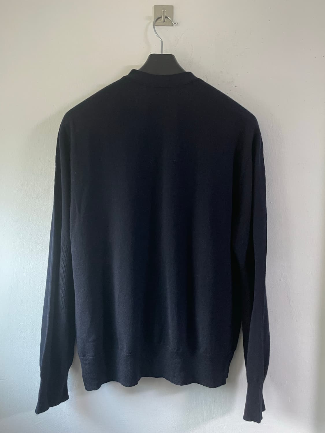 LEIMAN 프리미엄 메리노울100 가디건 네이비 새상품 상품이미지7