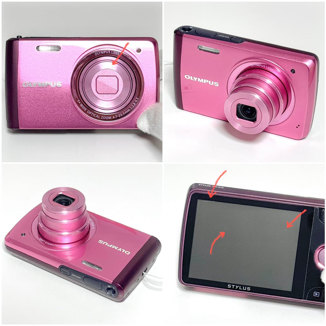 올림푸스 VH-410 핑크 빈티지디카 상품이미지5