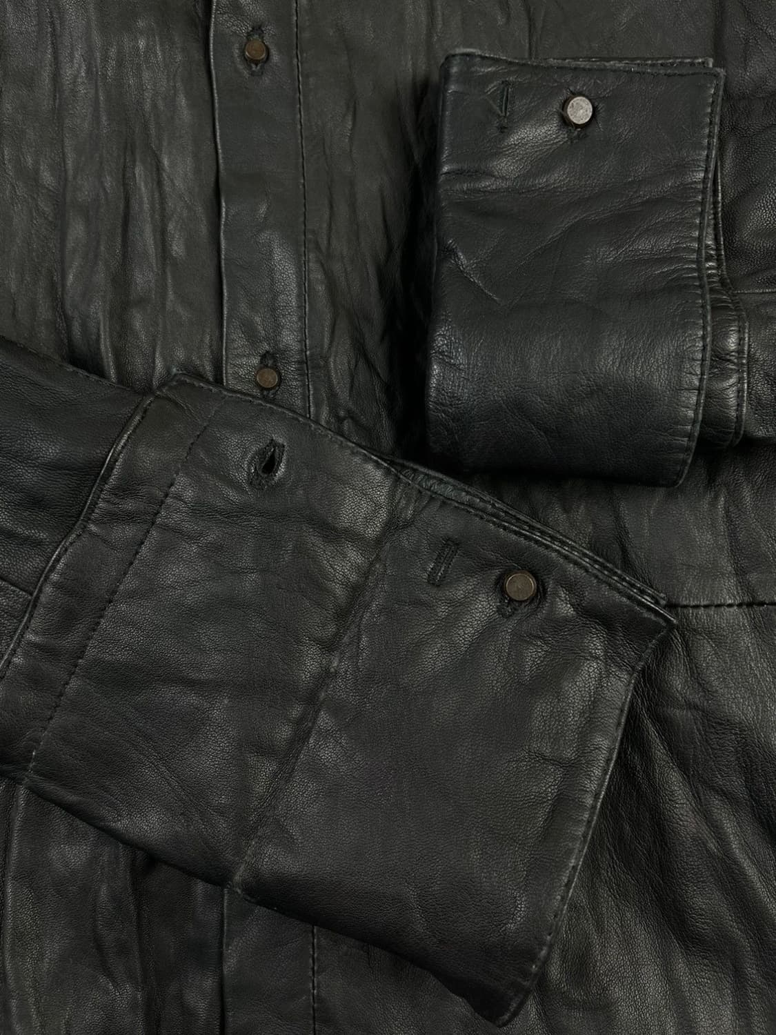 Julius leather shirt jacket 상품이미지4