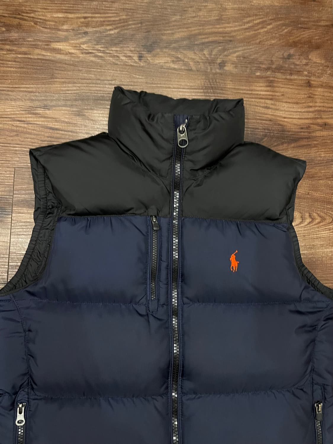폴로 랄프로렌 다운 푸퍼 베스트 패딩조끼 네이비 블랙 상품이미지2
