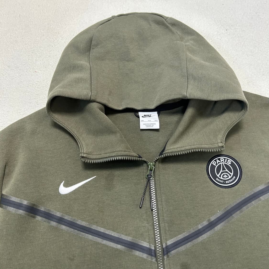 Nike Khaki Tech Pack PSG Hoodie Zip-up   상품이미지5