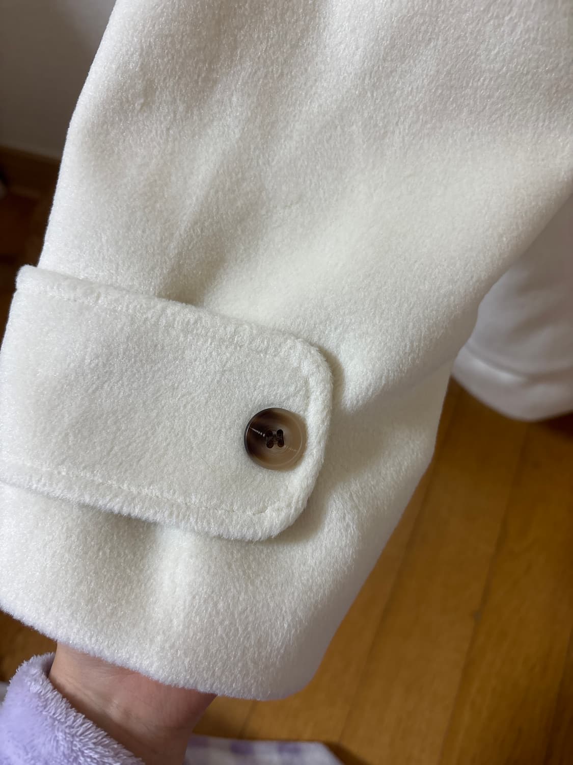 아이보리 떡볶이 숏코트 상품이미지2