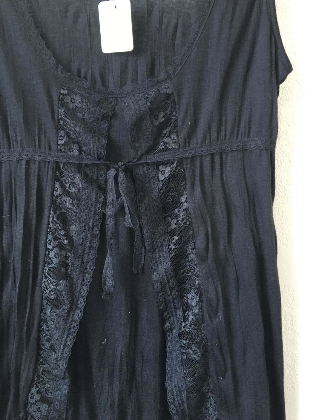 Lace point tied layered sleeveless 상품이미지5