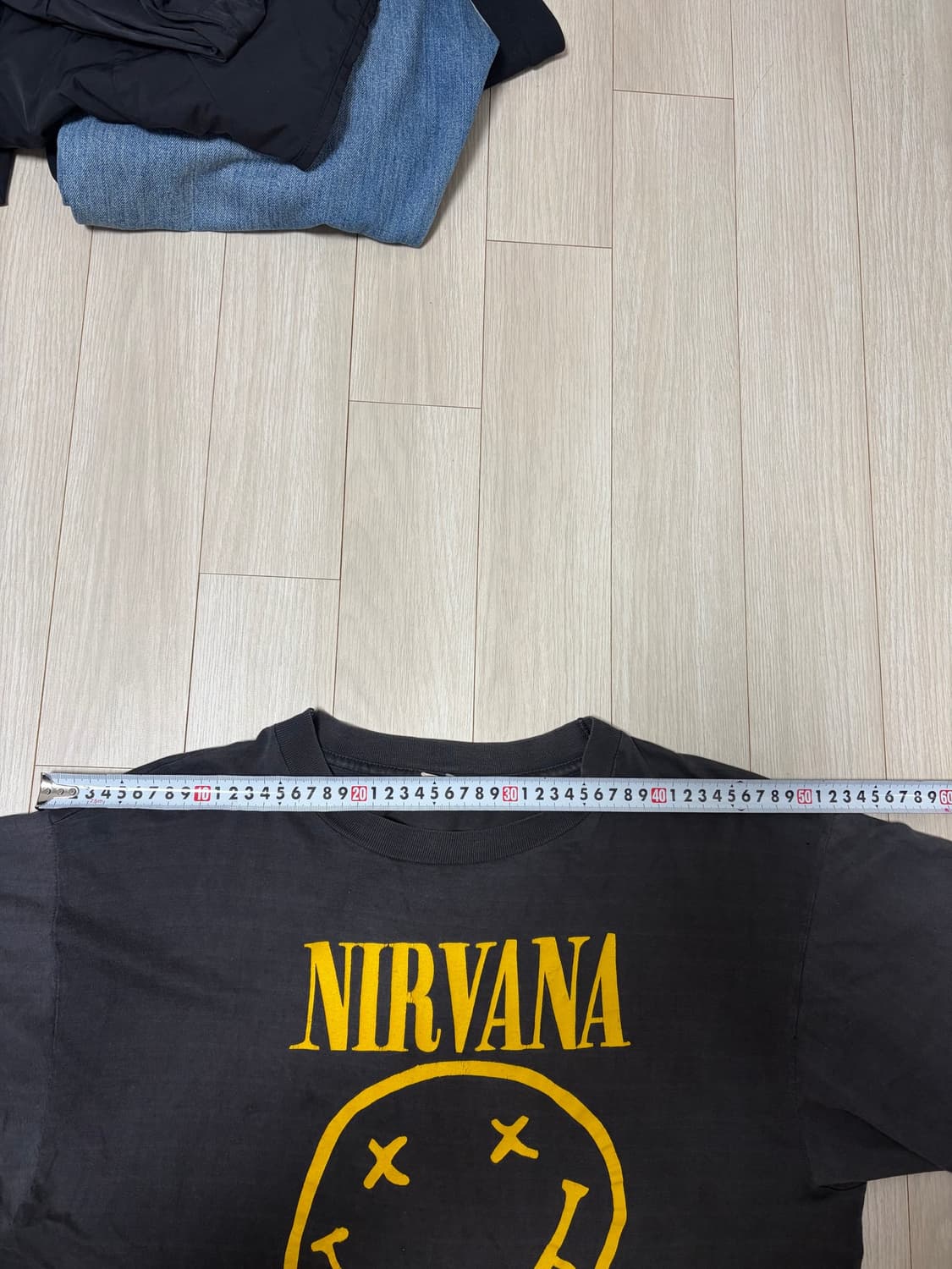 너바나 오리지널 빈티지 티셔츠 L 상품이미지3