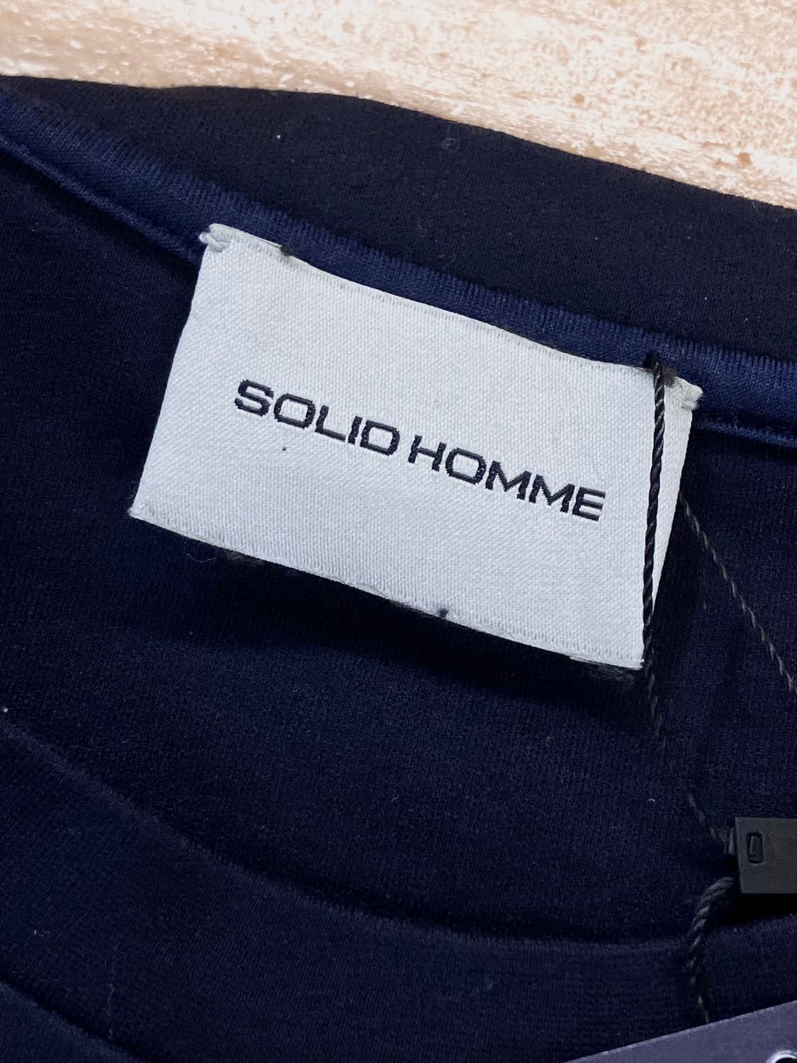 솔리드옴므 반팔 티셔츠 블랙 #csz3293 상품이미지4