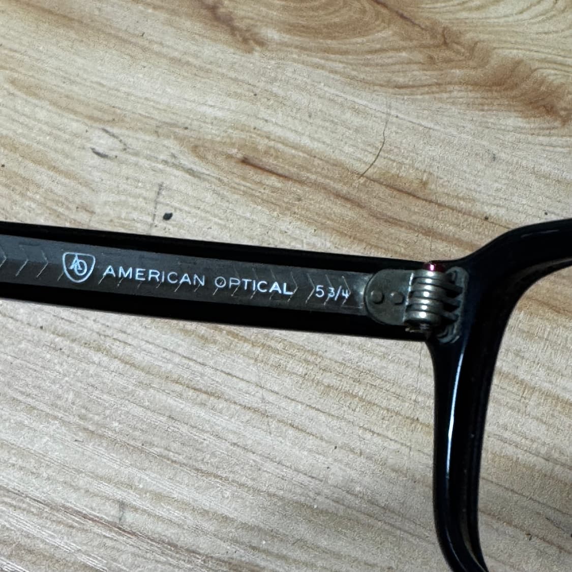 American Optical 빈티지 50~60s 레드닷 안경 상품이미지3