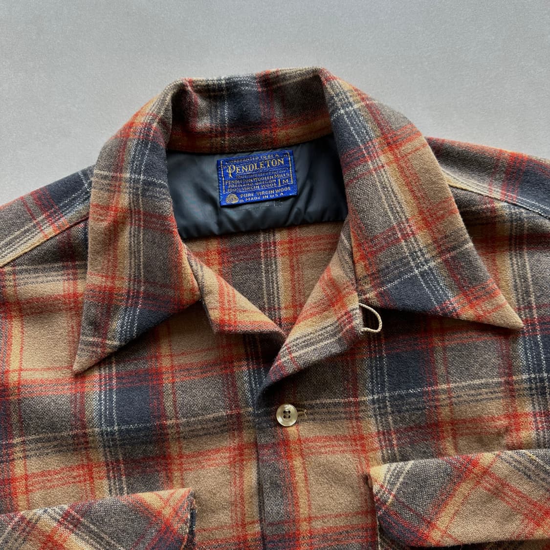 [M]펜들턴 70s USA 옴브레 플란넬 셔츠 상품이미지6
