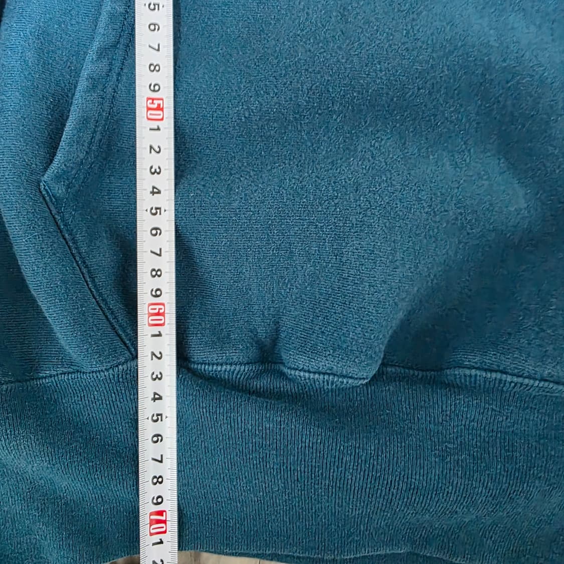 [XXL] 90s 빈티지 챔피온 리버스위브 페이딩 터콰이즈 블루 후드 상품이미지8