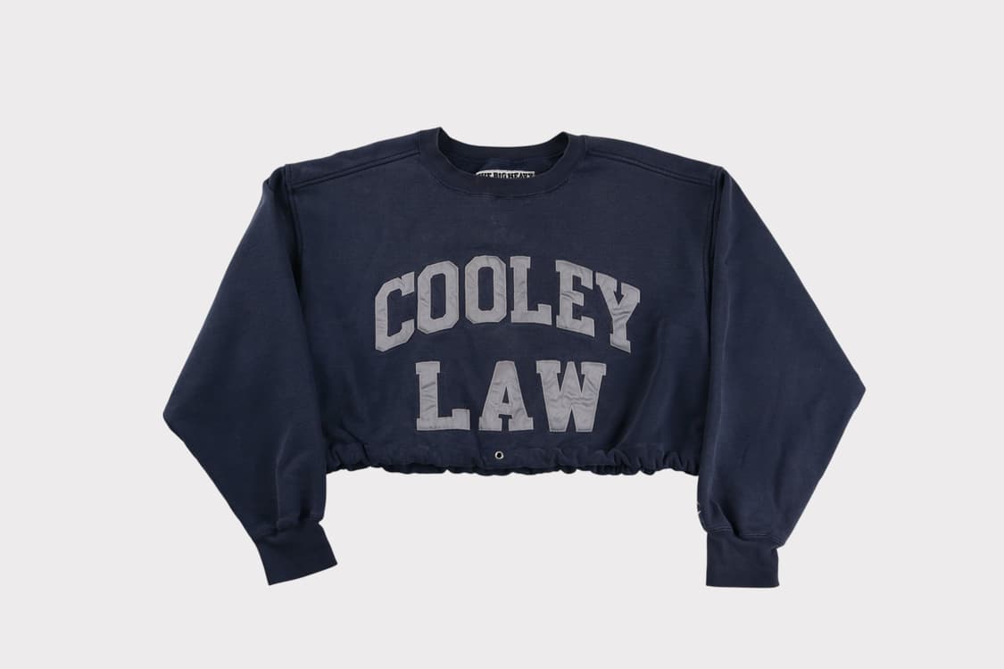 [XL] 90's 챔피온 빅헤비 리버스위브 크롭 맨투맨 상품이미지1