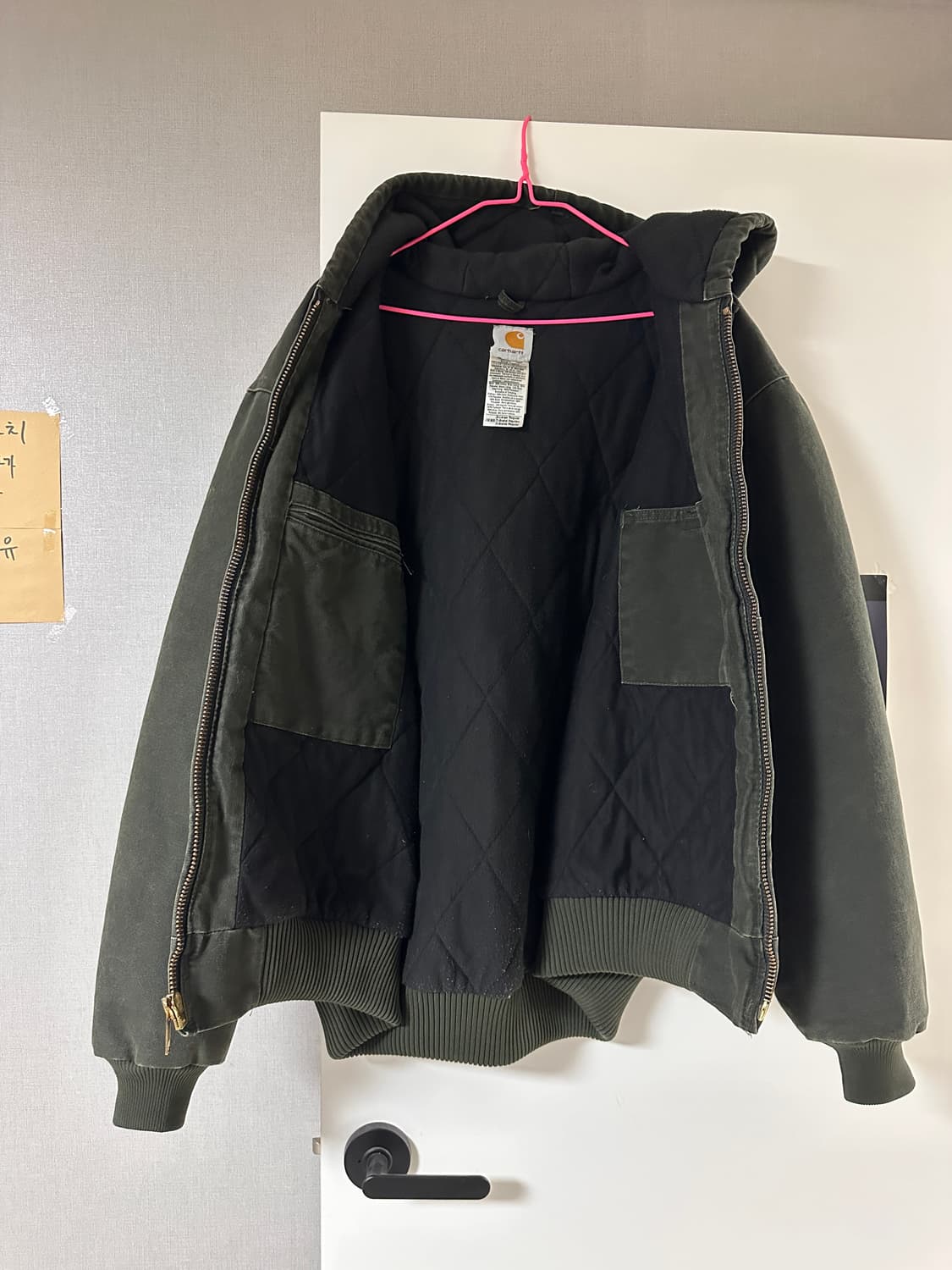 칼하트 액티브자켓 j130 moss xl 상품이미지3