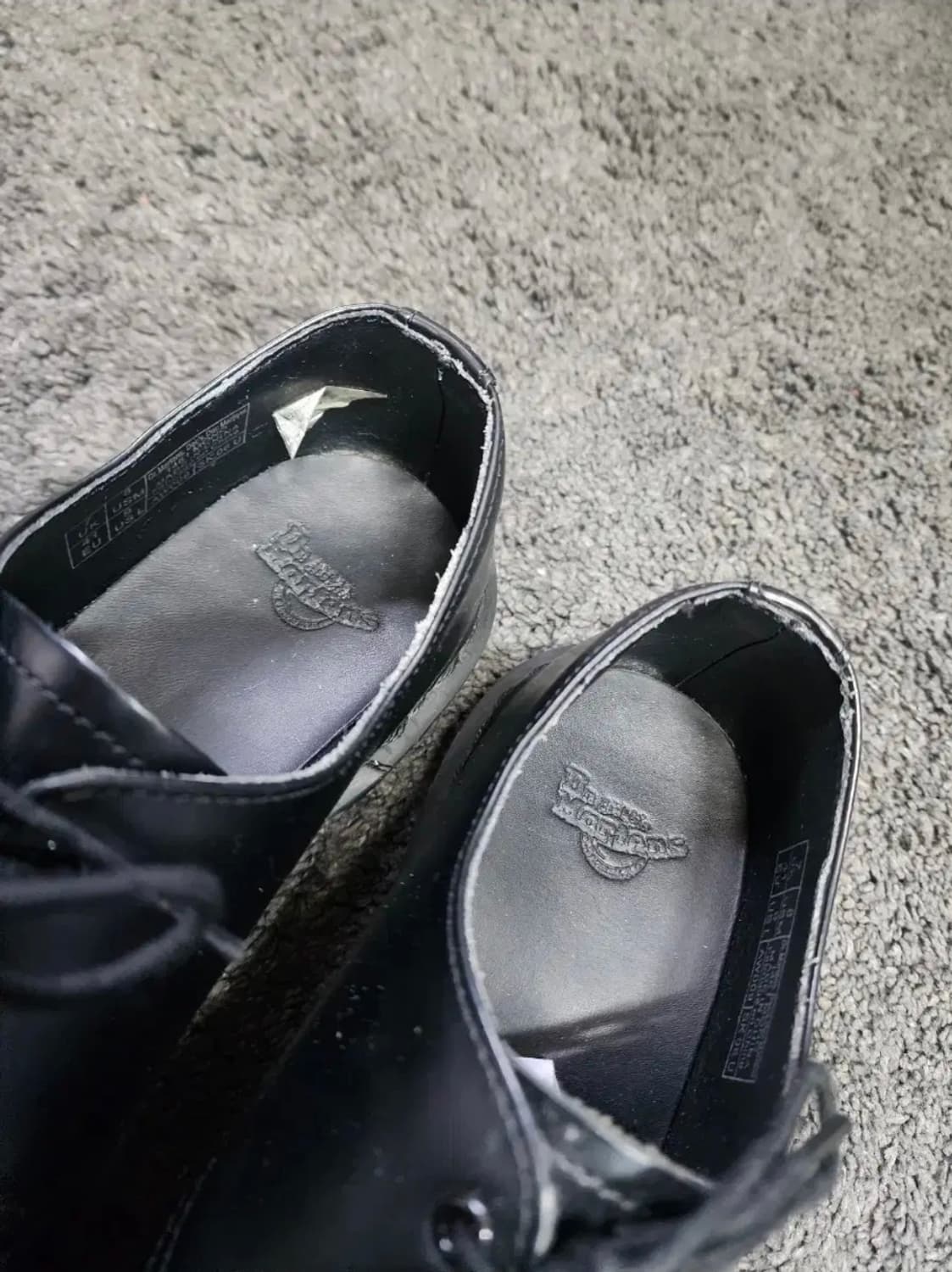 닥터마틴 모노 블랙 더비슈즈 UK7 사이즈 상품이미지3