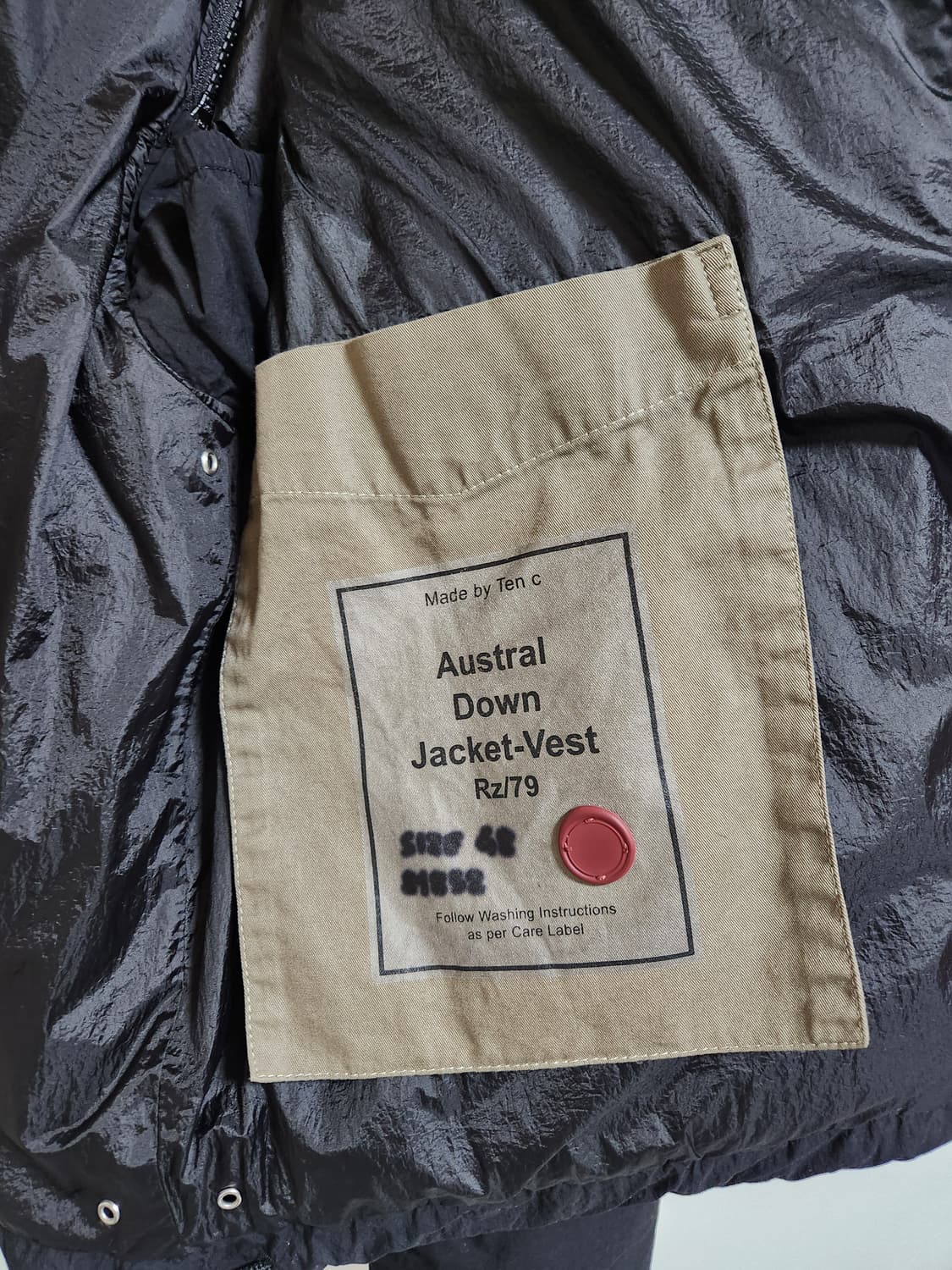 Ten C 오스트랄 다운  재킷 베스트 48 상품이미지3