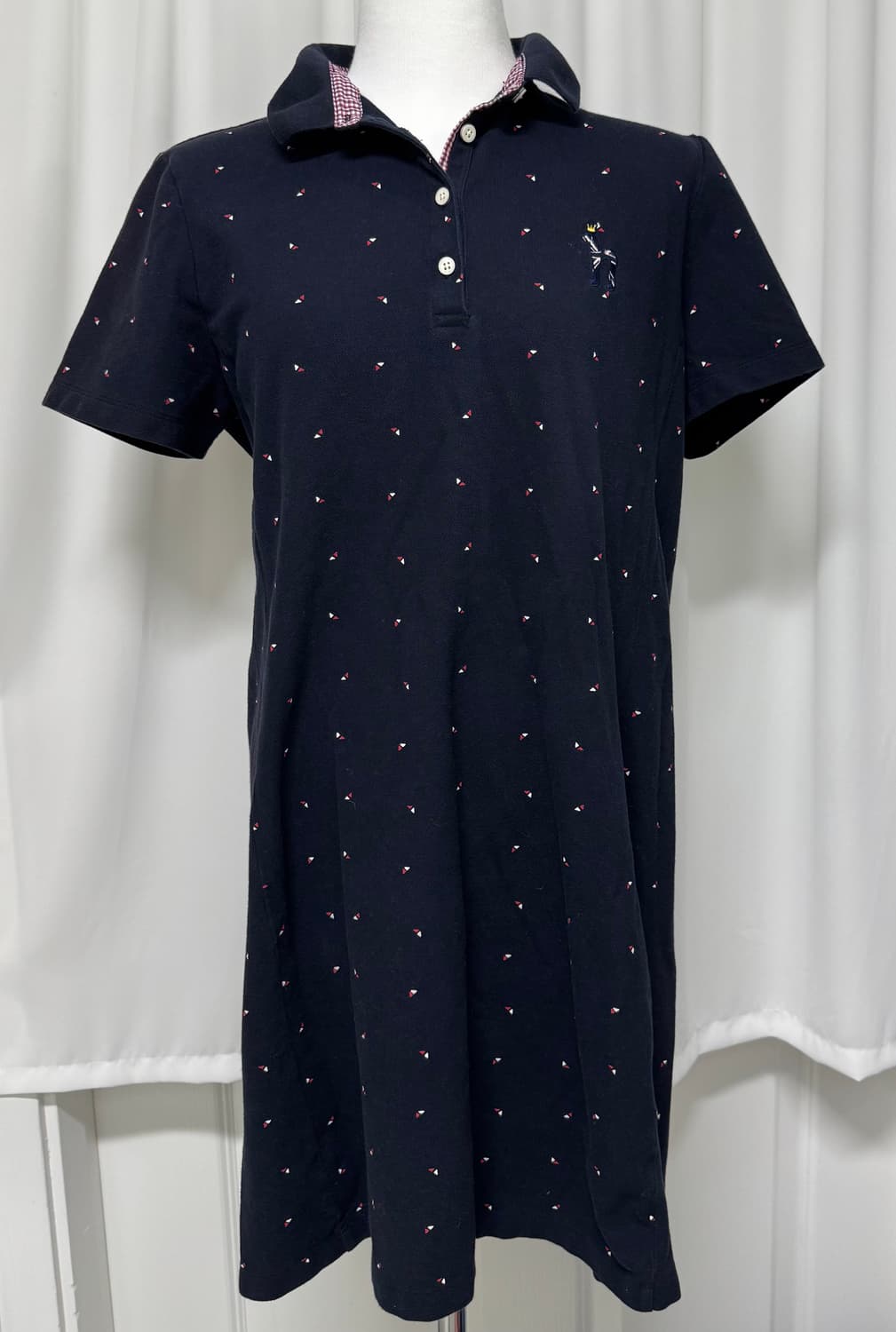 hazzys 헤지스 반팔 카라 원피스 상품이미지2