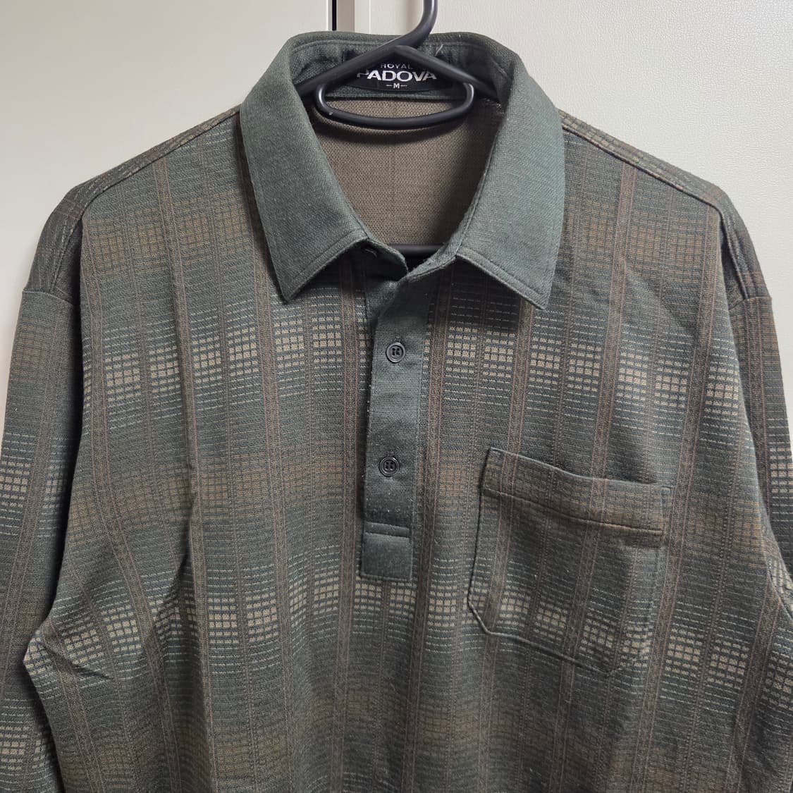 일본제 Padova 울혼방 카라넥 니트 L(100) 상품이미지2