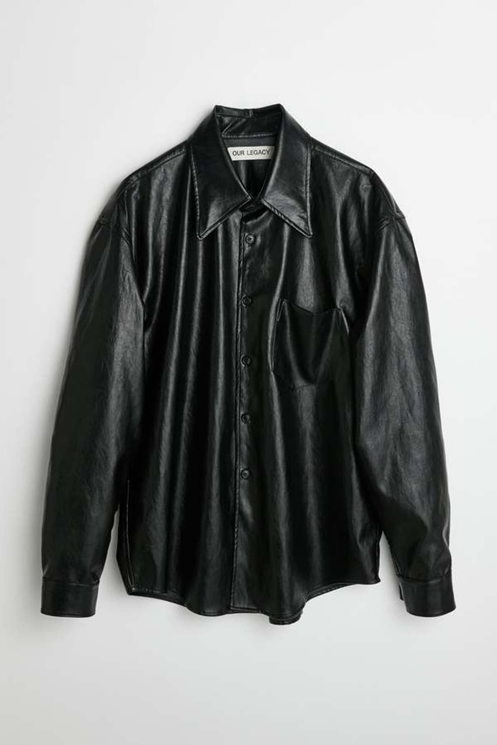 OUR LEGACY COCO 70S SHIRT CAGEIAN BLACK 상품이미지2