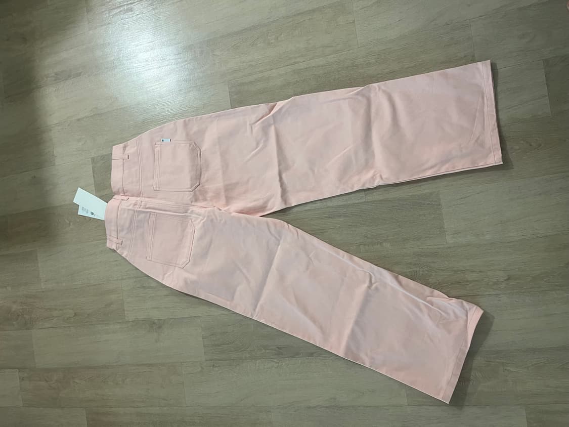 어반디타입 세미 코튼 와이드 팬츠 핑크! 상품이미지2