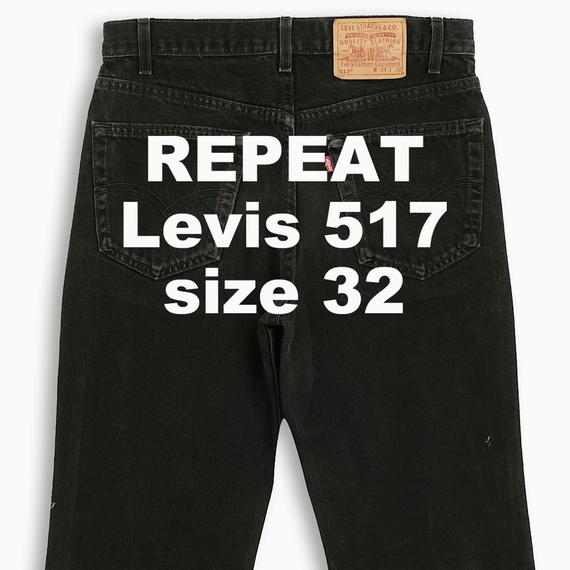 빈티지 리바이스 517 흑청 90s USA 32 인치 LV51734139 상품이미지1