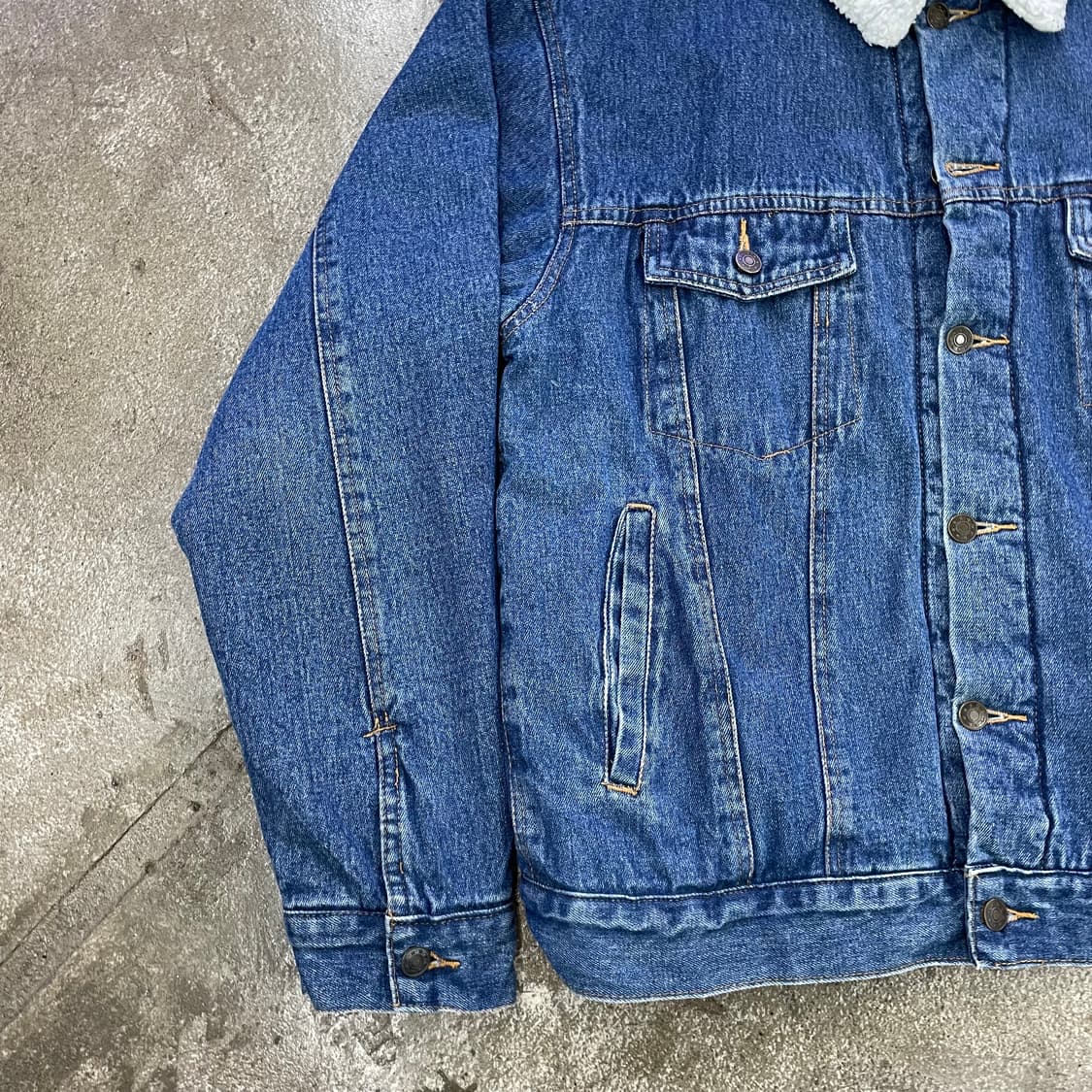 빈티지 쉐르파 데님자켓 L 상품이미지2