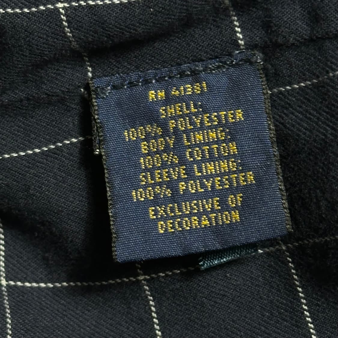 XL 폴로랄프로렌 아이보리 포니 네이비 스윙톱 자켓 상품이미지5