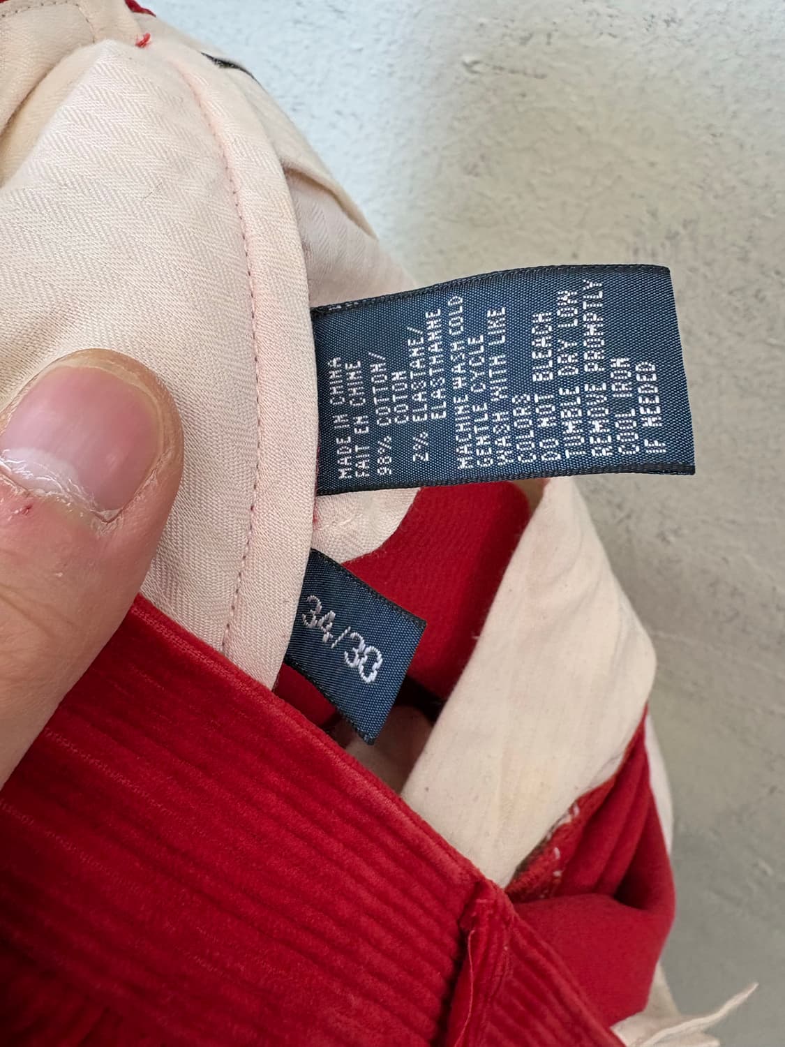 폴로랄프로렌 빈티지 레드 코듀로이 팬츠 상품이미지7