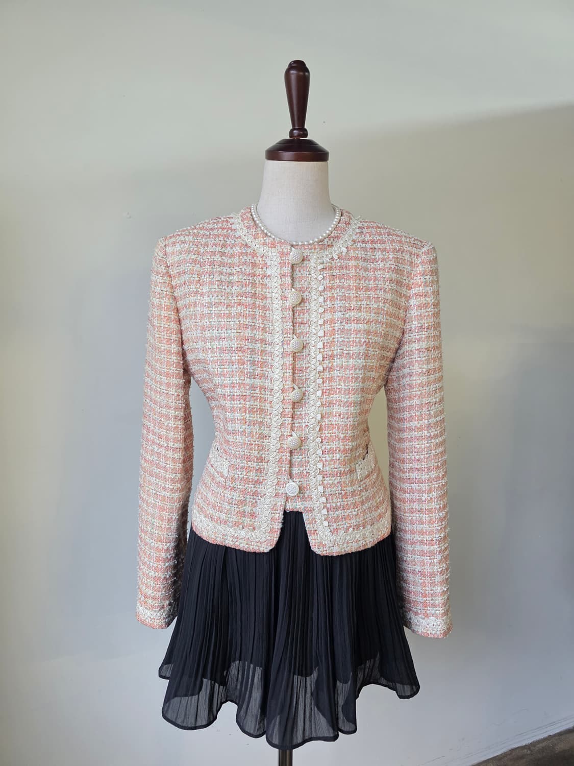 부클 트위드 자켓 상품이미지3