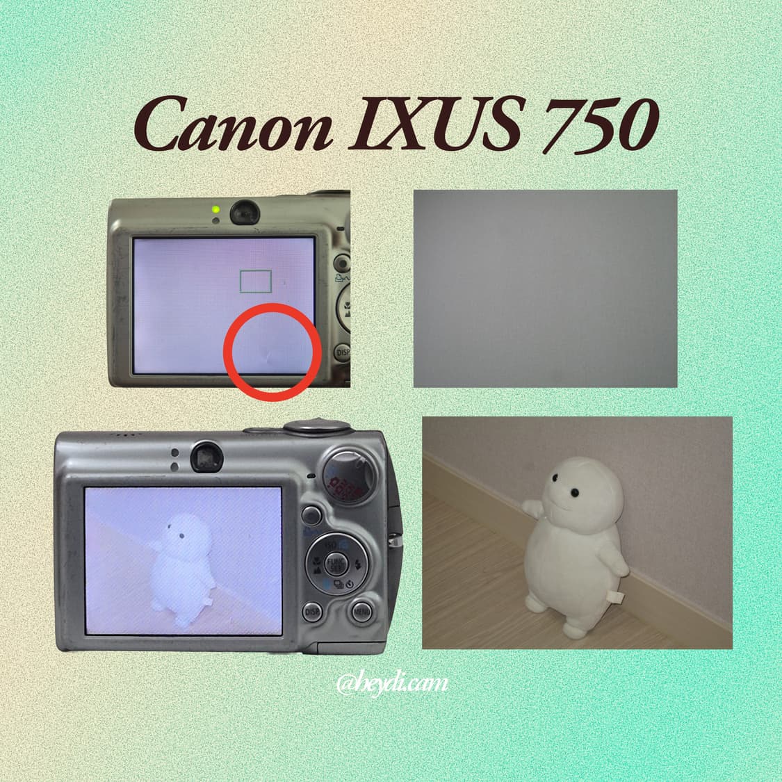 (아일릿 원희) 캐논 ixus750 IXY700 상품이미지4