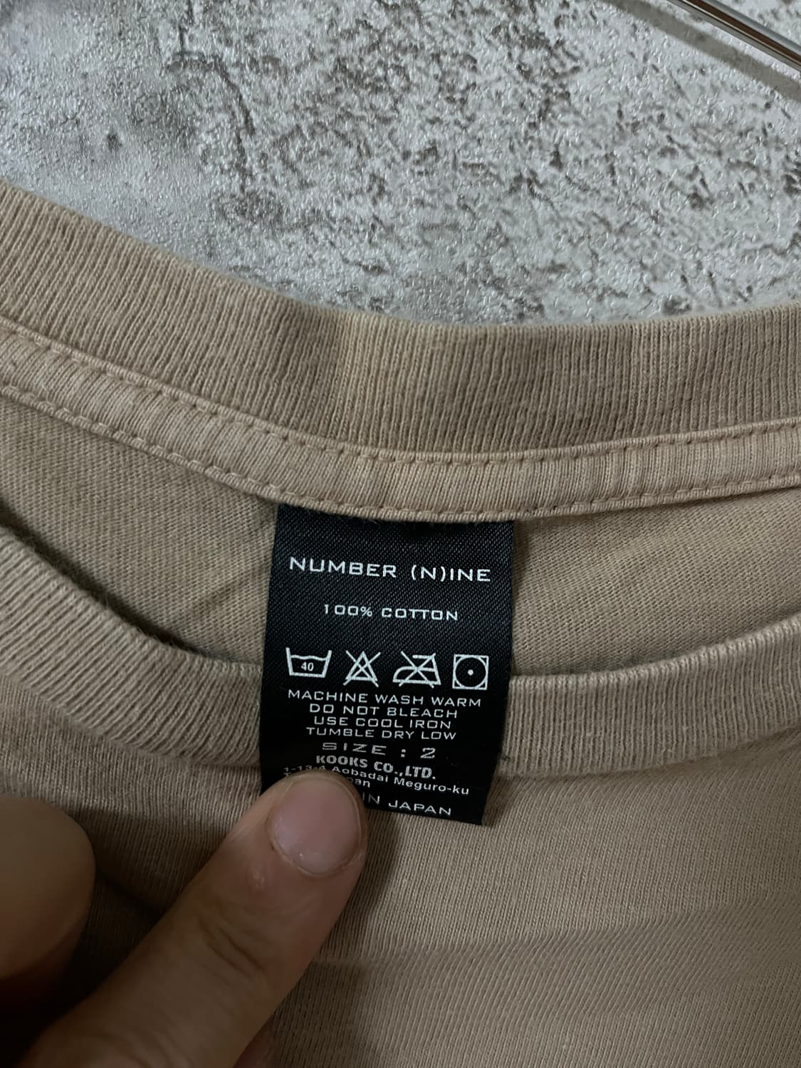 넘버나인 02AW “Nowhereman” 조지 해리슨 티셔츠 상품이미지5