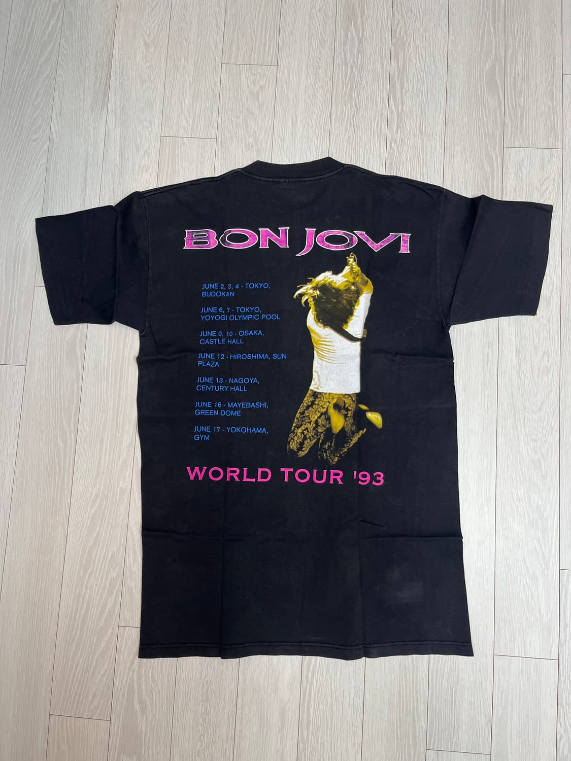 빈티지 본조비 티셔츠 상품이미지4