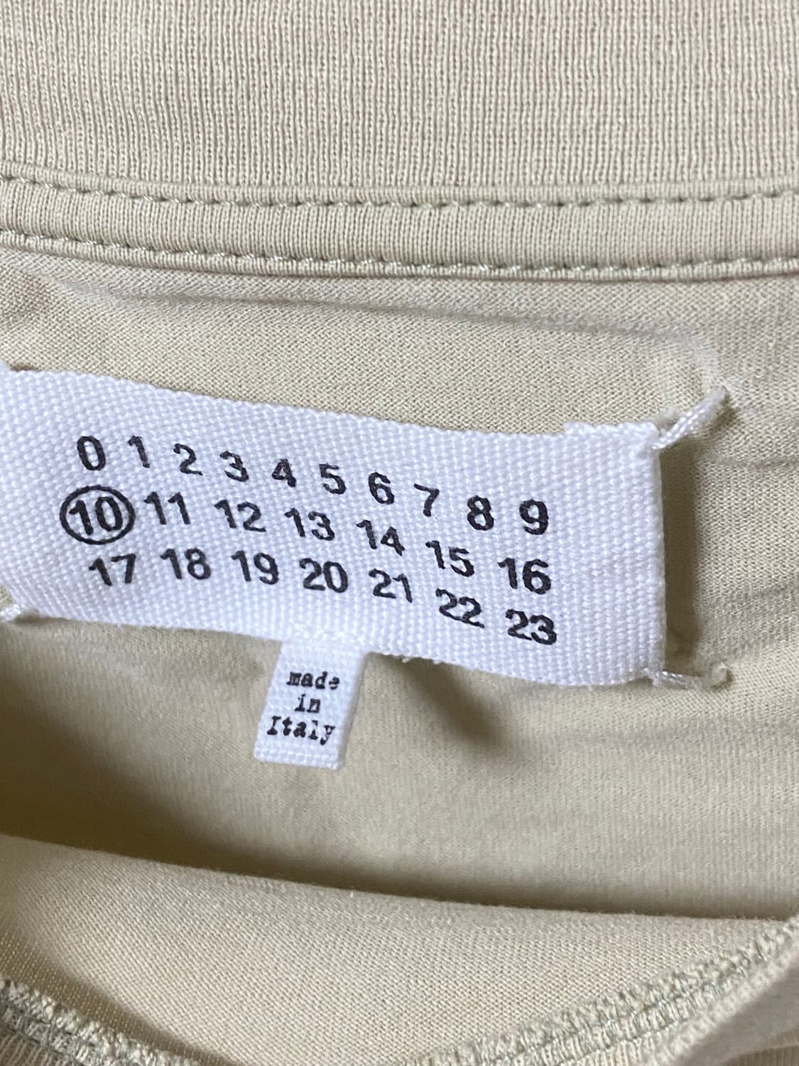 16ss 메종 마르지엘라 티켓 프린팅 티셔츠  상품이미지3