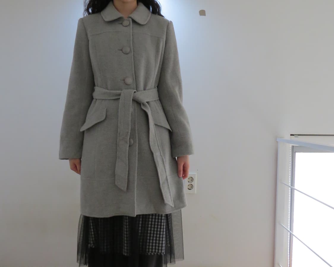 롱그레이 코트 상품이미지1