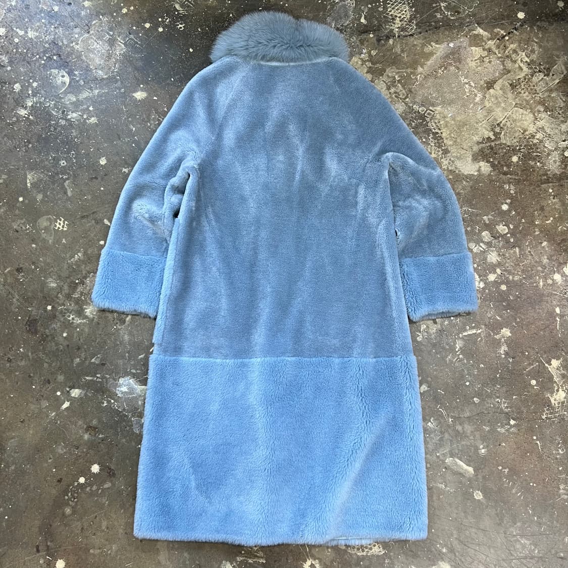 55) 칼라거펠트 사가폭스퍼 양모 코트 상품이미지3