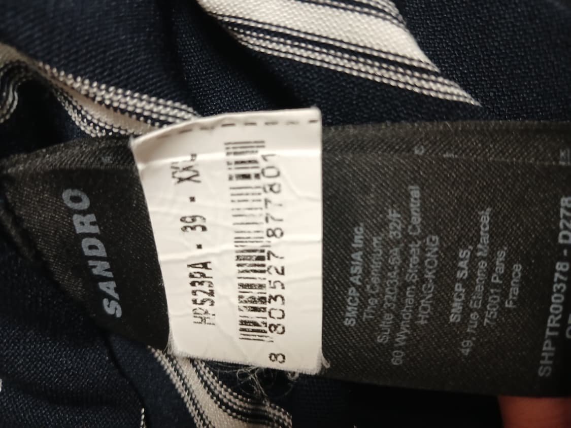 산드로옴므 반팔 카라 티셔츠 XXL 상품이미지5