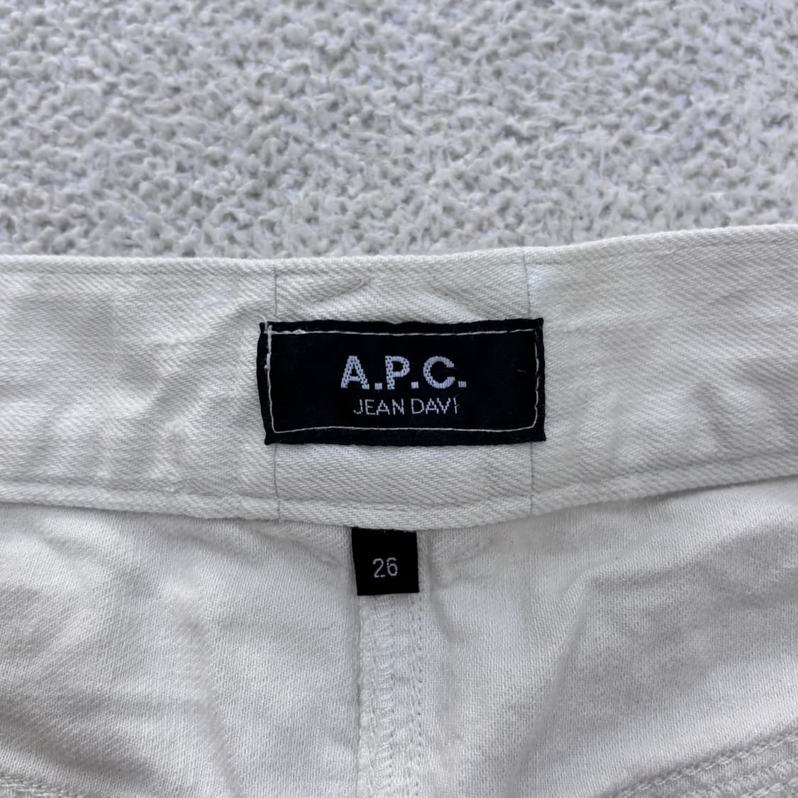 26 A.P.C 여성 화이트 데님 팬츠 0506E 상품이미지3