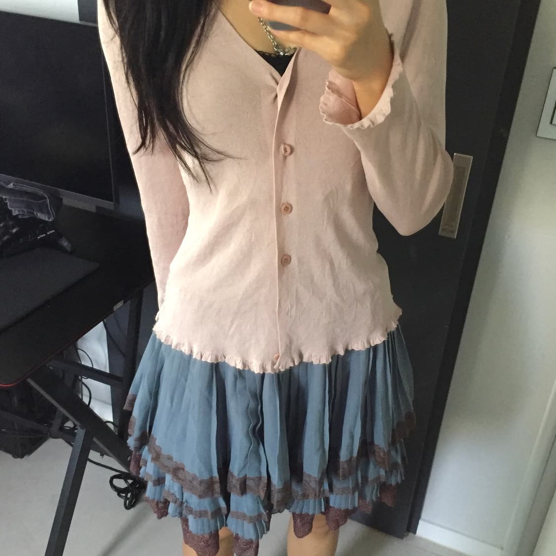 axes femme 로걀 히메갸루 레이스 프릴 스커트  상품이미지3