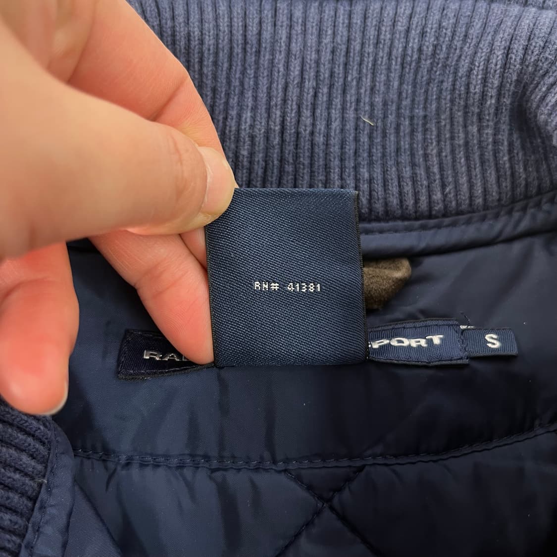 W 95 폴로 랄프로렌 스웨이드 퀄팅 조끼 상품이미지5