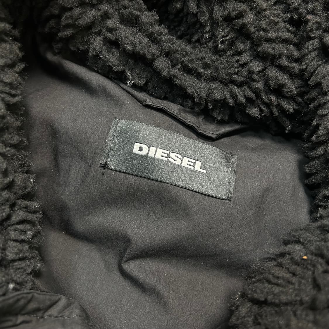 디젤 블랙 후드 파카 자켓 상품이미지6