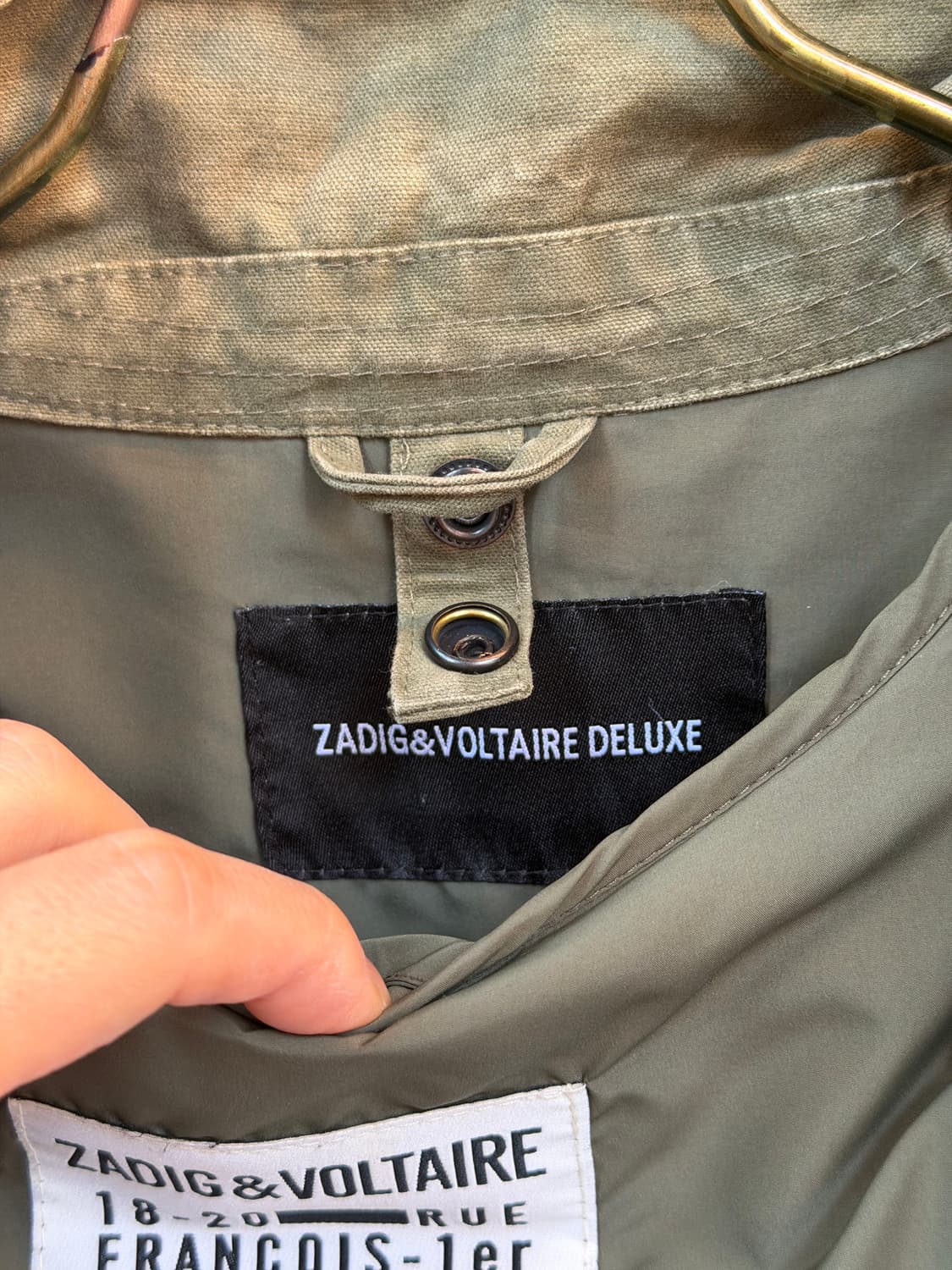 Zadig&Voltaire 자딕앤볼테르 야상 코트 XS (내피포함) 상품이미지7