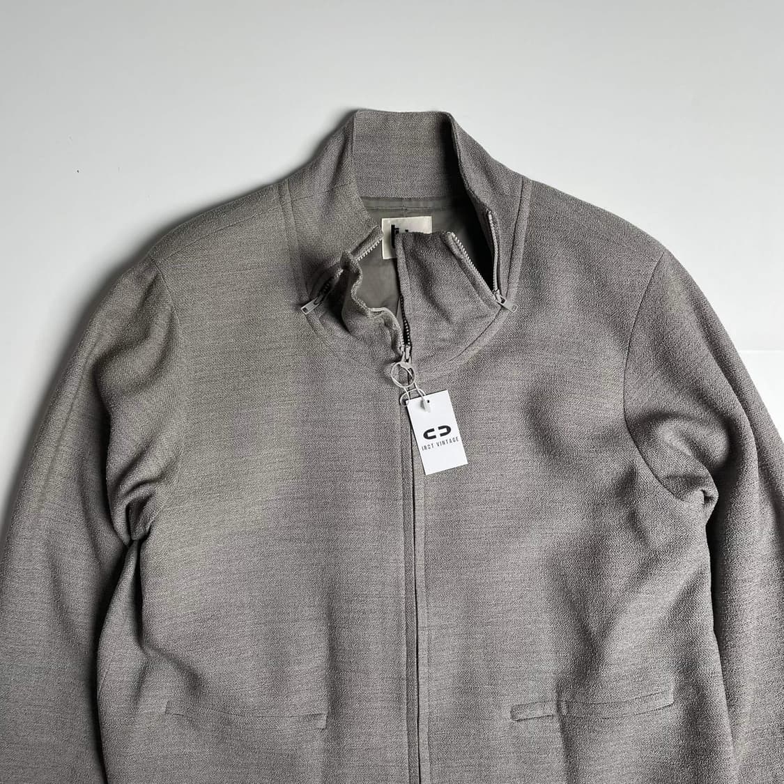 t.b  넥 3지퍼 울 블렌드 자켓 상품이미지2