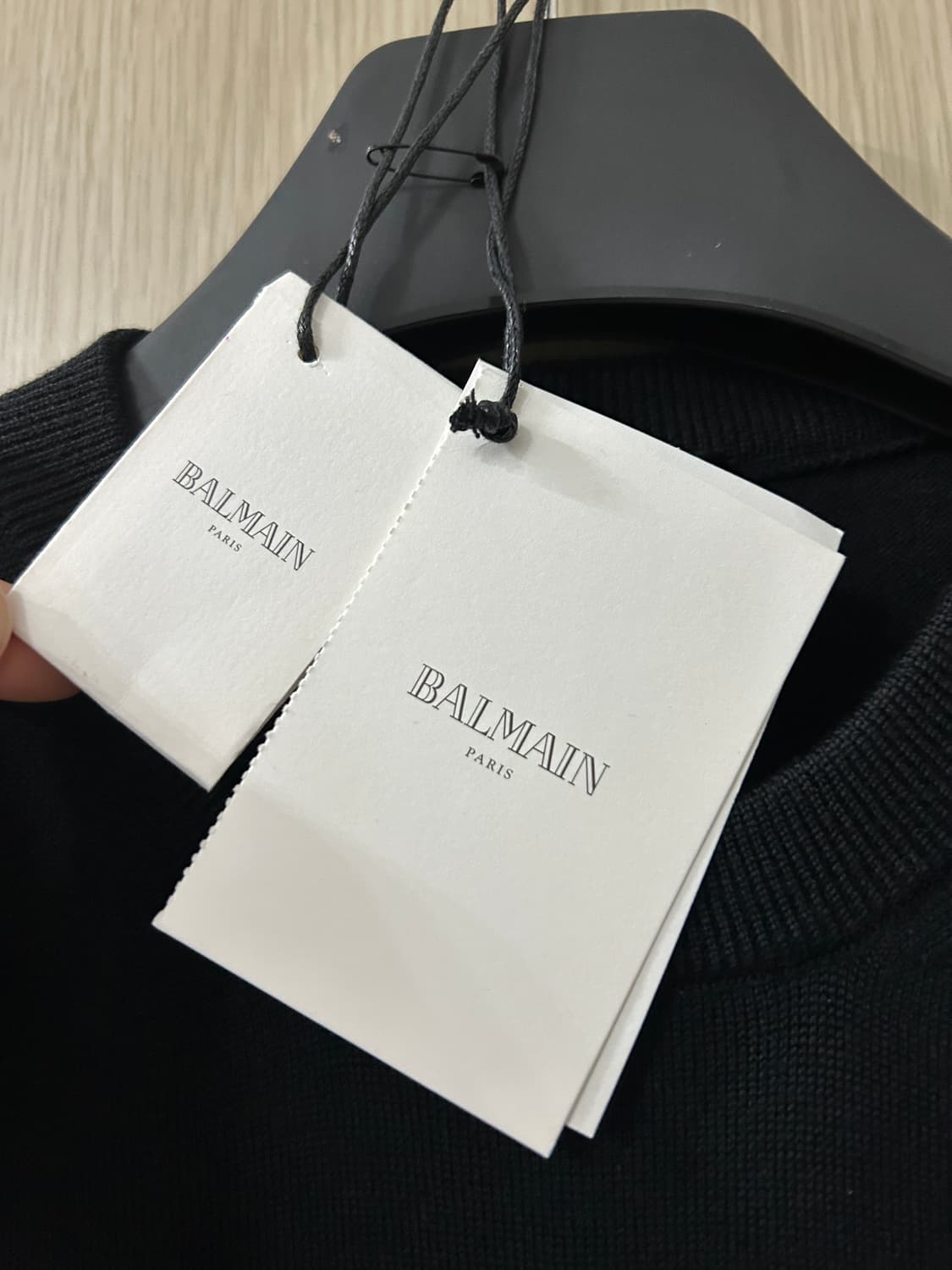 발망 인타르시아 로고 울 니트 상품이미지7