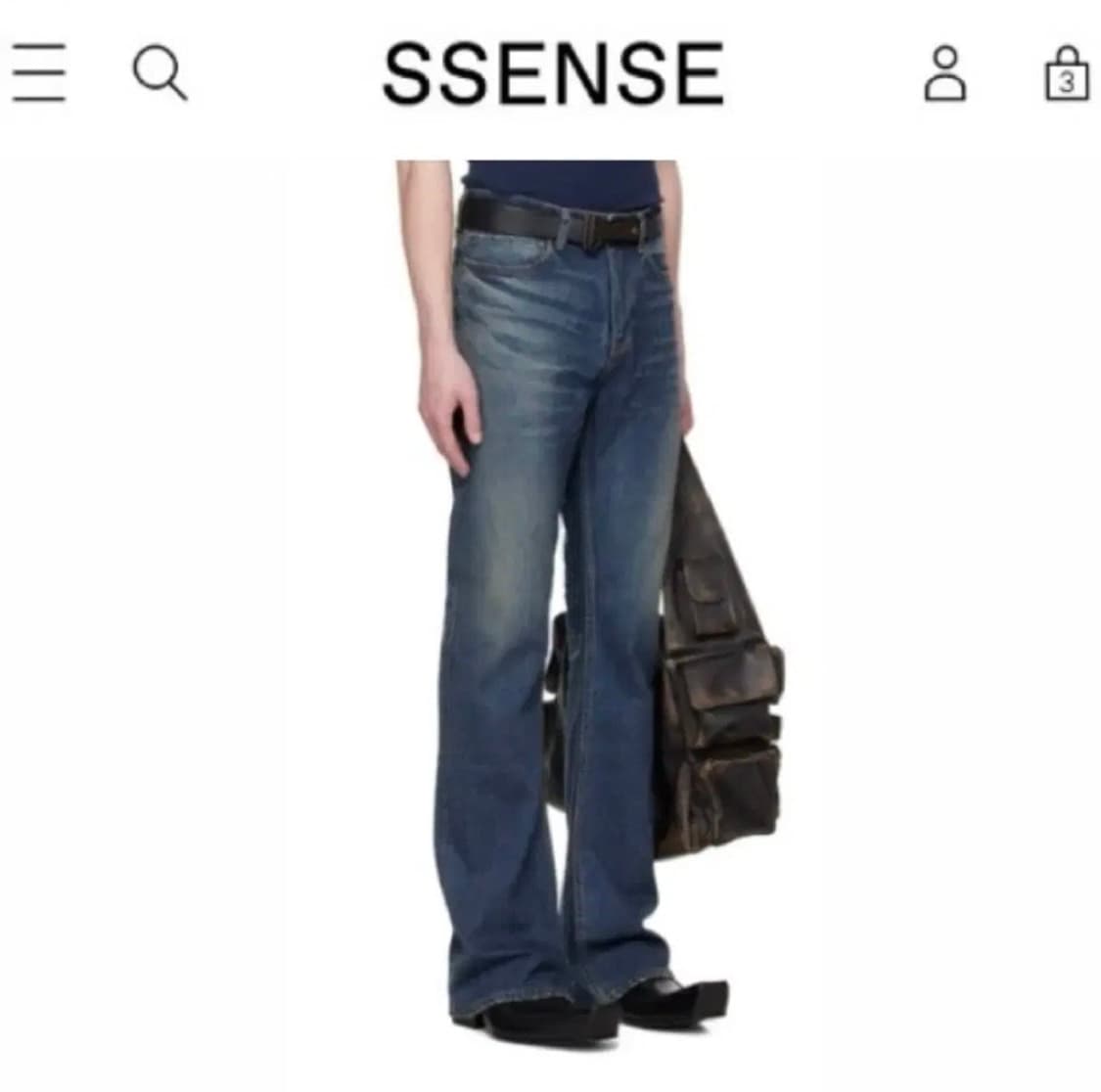 (29) 발렌시아가 25ss 부츠컷 플레어 데님 상품이미지2