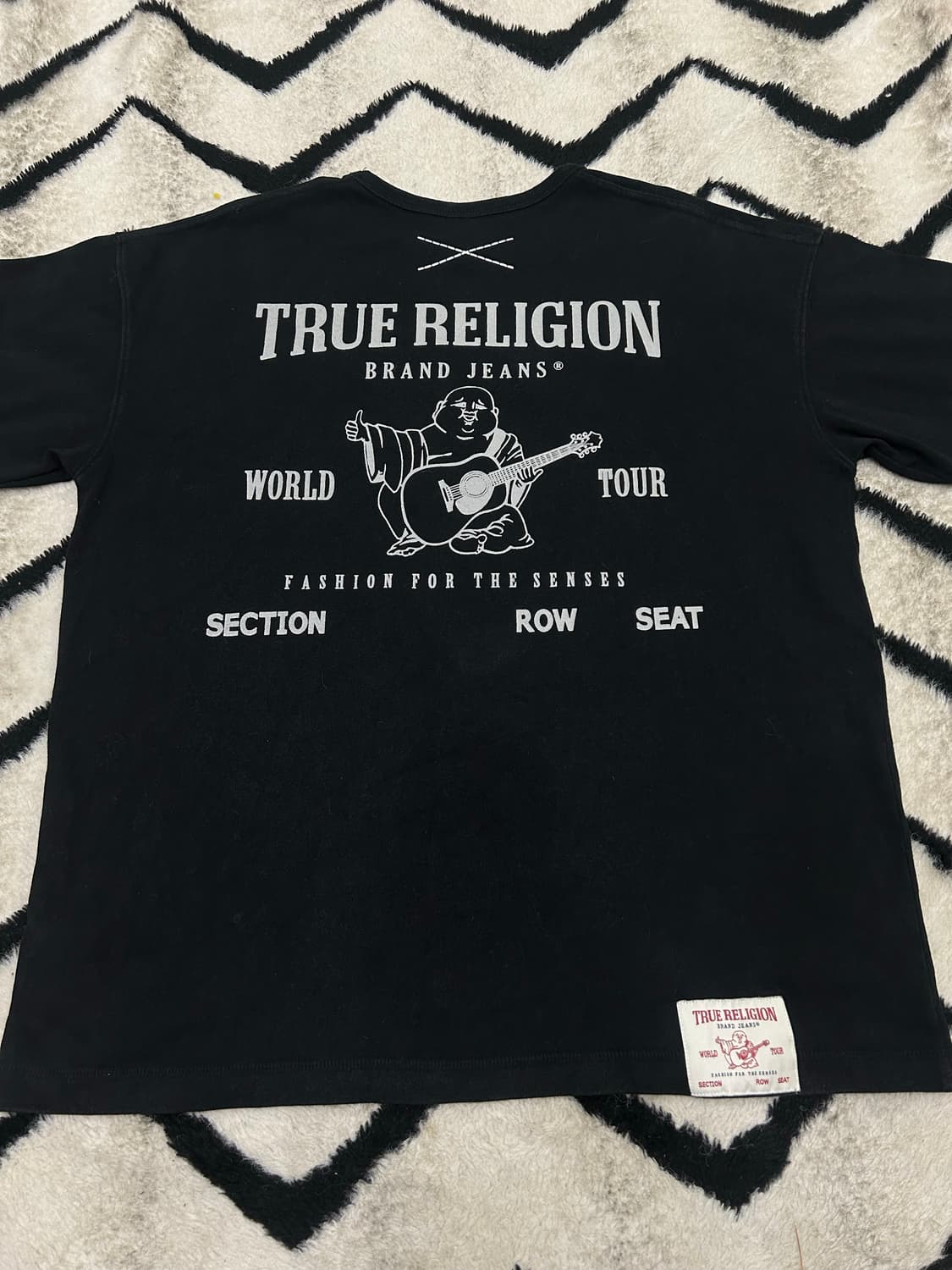 [L]트루릴리전 오리진 오버핏 반팔/블랙 상품이미지2