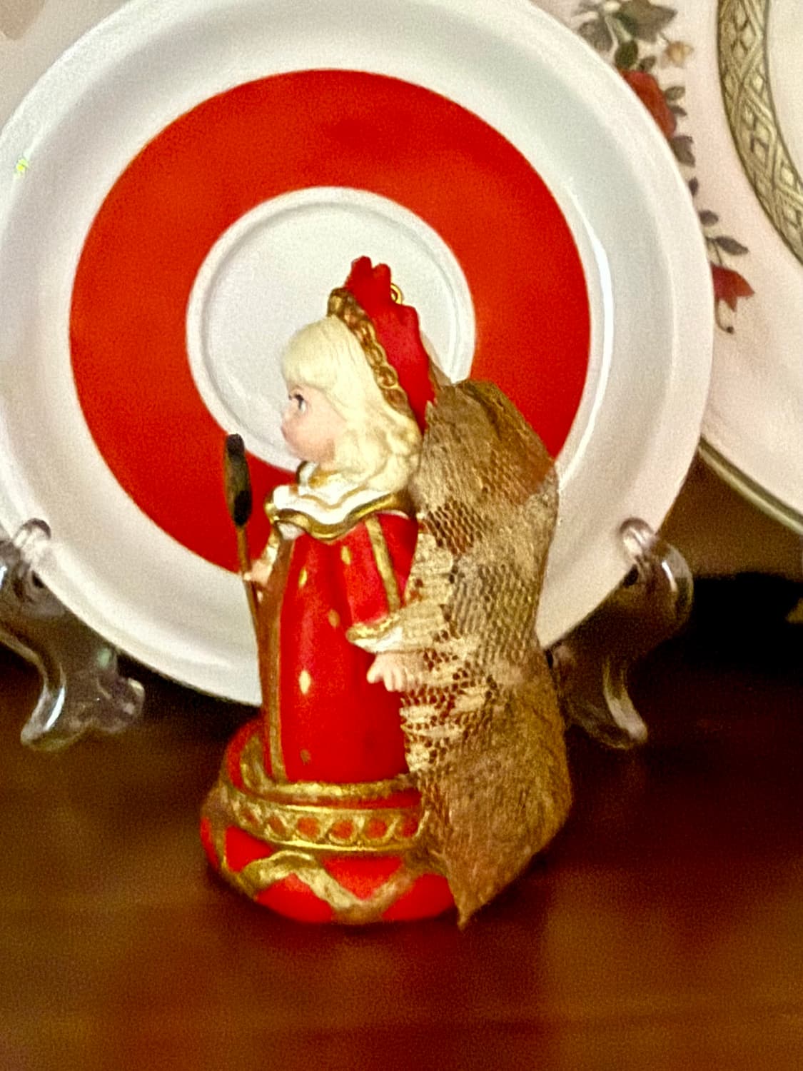 빈티지 이상한나라의 앨리스 하트여왕 드레스 인형 피규어 상품이미지3