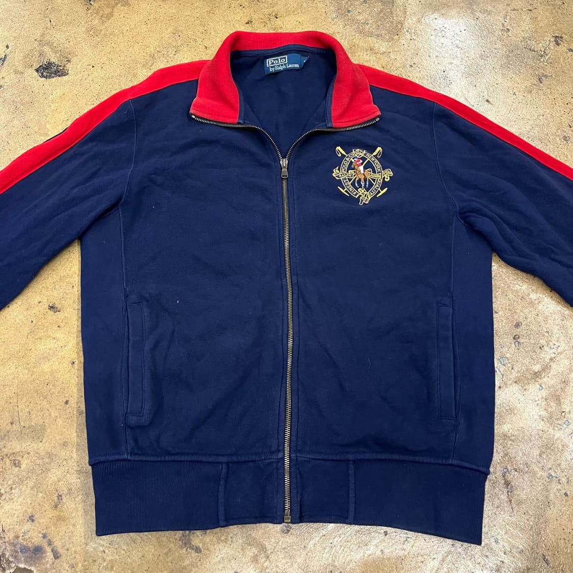 폴로 랄프로렌 네이비 레드 집업  상품이미지3