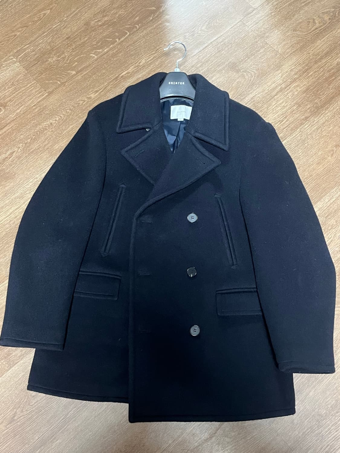 셔터 피코트 네이비 S사이즈 상품이미지2