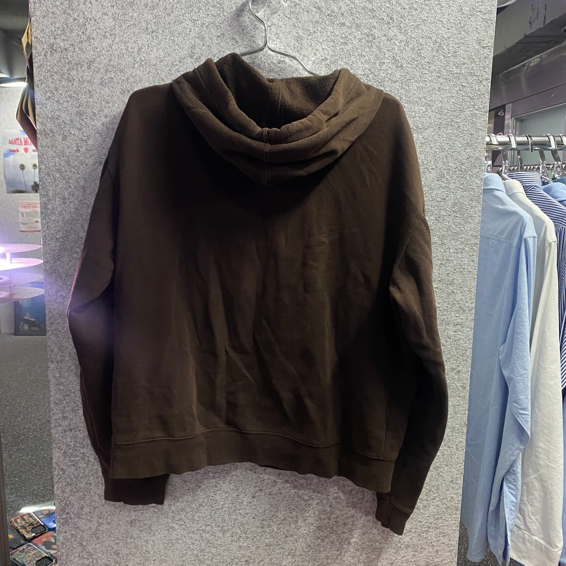 갭 빅로고 브라운 후드 티 B3032 상품이미지3