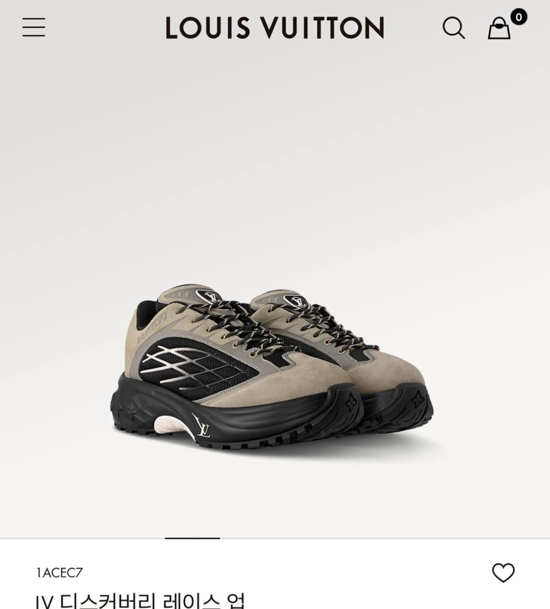 루이비통 LV 디스커버리 레이스 업  상품이미지3