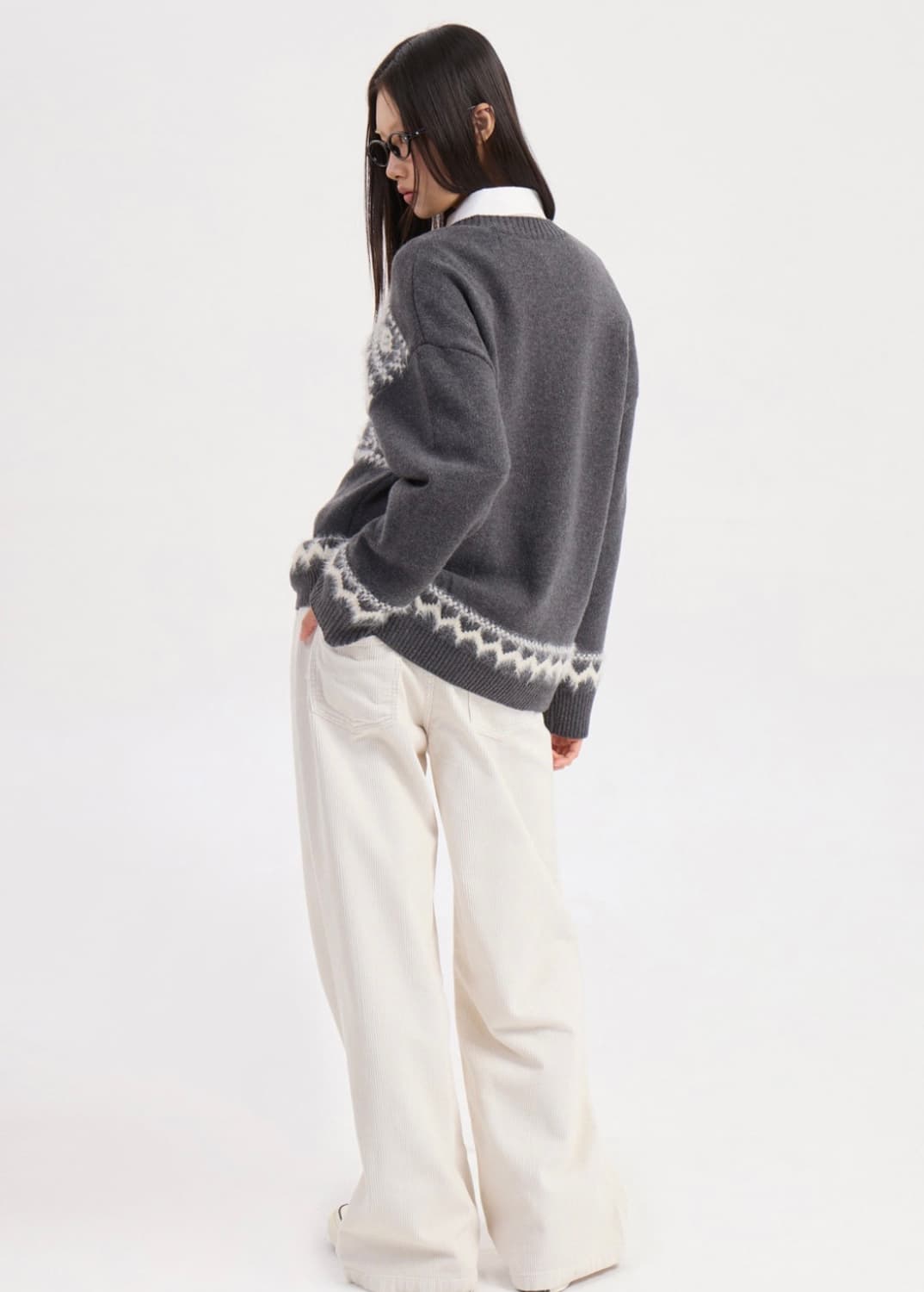 25SS 럭키슈에뜨 워싱 와이드 코듀로이 팬츠 상품이미지2